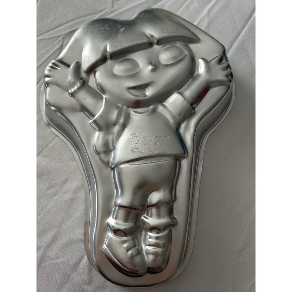 Vintage‎ Dora the Explorer Cake Pan Wilton 2003 Viacom Collectible Baking Mold